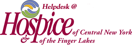 Hospice of Central New York Help Desk Help Center home page